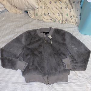 Furry Bomber Jacket